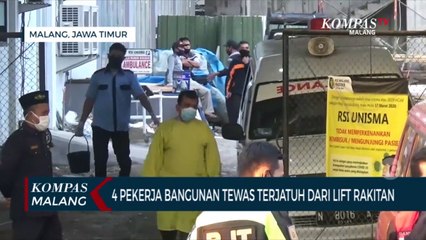 Kecelakaan Kerja di Proyek RSI Unisma, 4 Pekerja Tewas