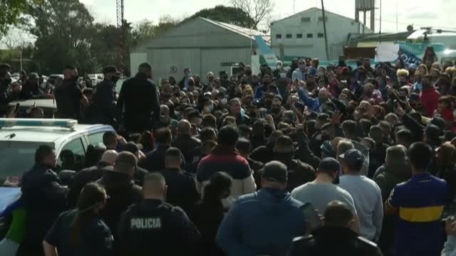 La policía de Buenos Aires sale a las calles para exigir mejoras salariales