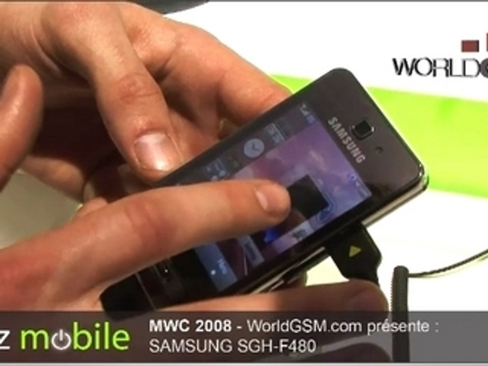 MWC 2008 SAMSUNG SGH-F480 WORLDGSM