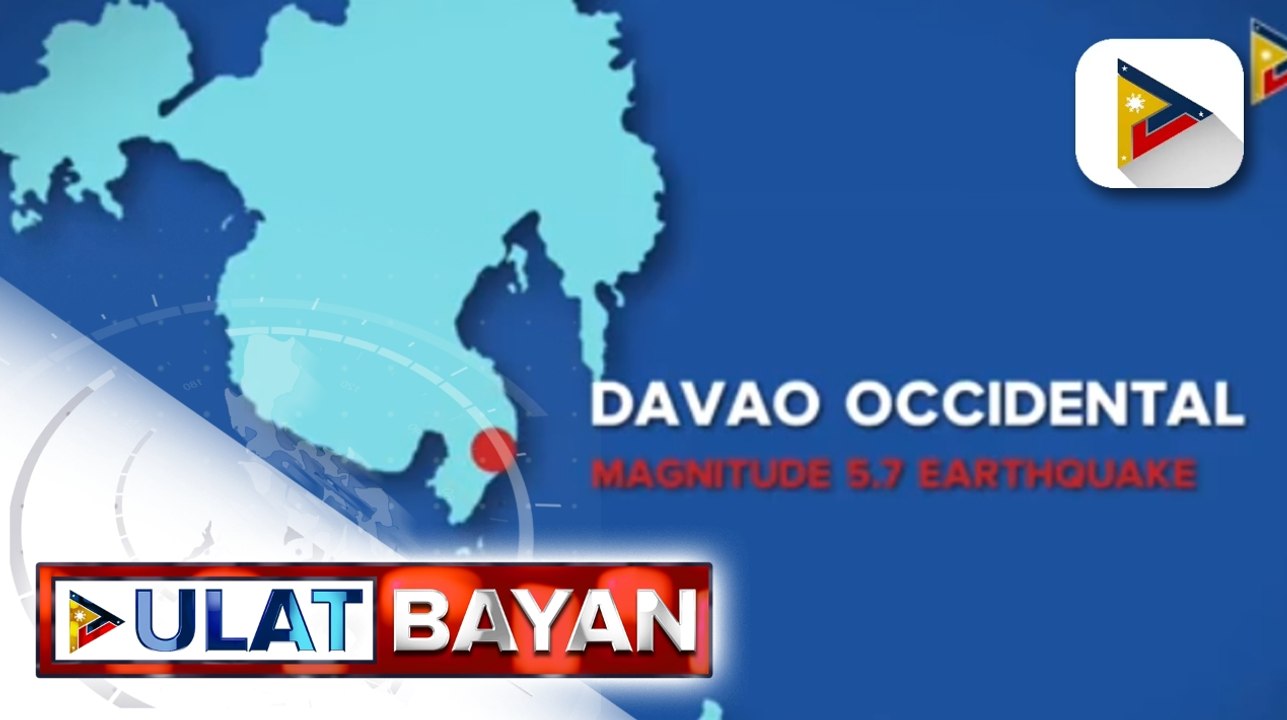 Davao Occidental, niyanig ng magnitude 5.7 na lindol