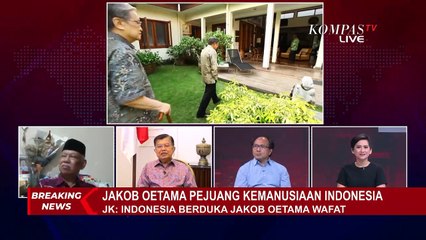 Jusuf Kalla: Indonesia Berduka Jakob Oetama Wafat