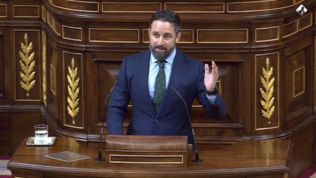 Abascal anuncia que su partido de ultra derecha presentará una moción de censura contra Sánchez