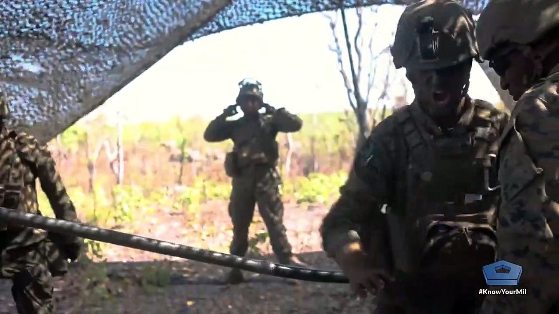 Here Comes the Boom! • U.S. Marines Fire a Howitzer During Exercise Koolendong • Australia