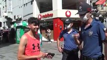 Taksim’de koronavirüs kurallarını hiçe sayanlara ceza yağdı