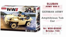 [Sluban] German Amphibious Tub Car - Speedbuild (WWII Series M38-B0690)
