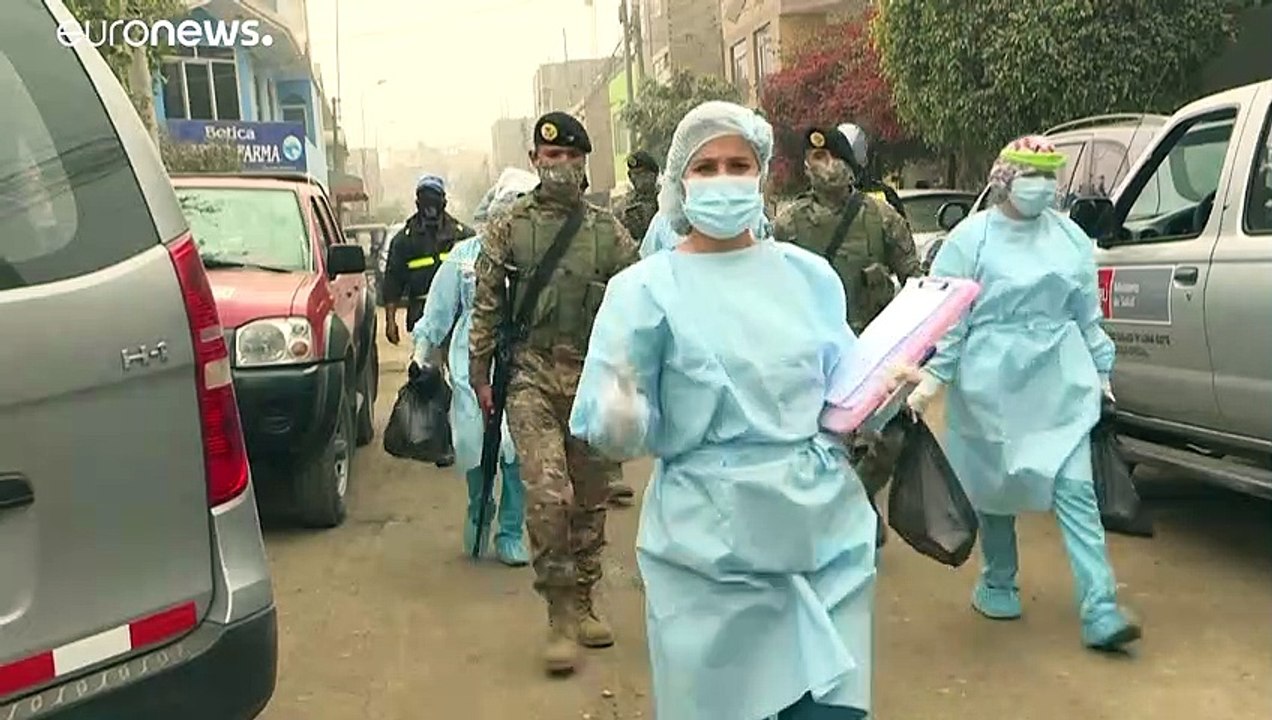Schock-Videos nach höchster Covid-19-Todesrate in Peru