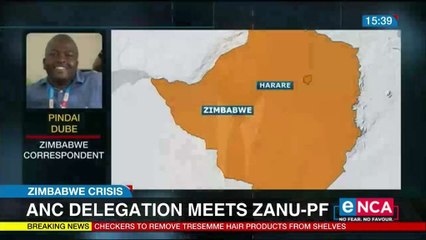 ANC delegation meets Zimbabwe's Zanu-PF