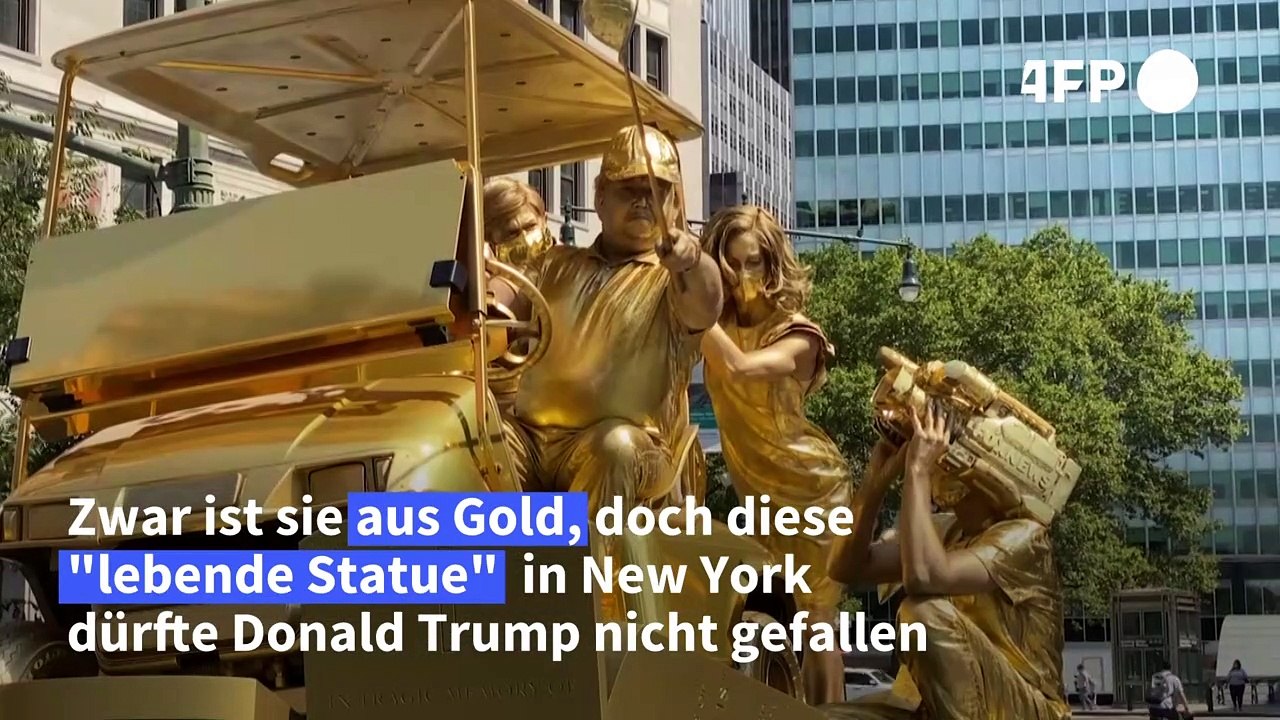 Donald Trump als goldener 'Loser'