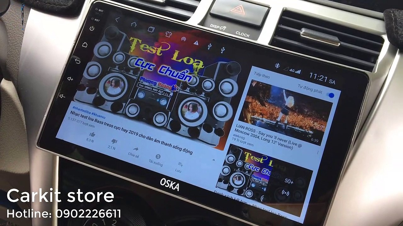 Thưởng thức dàn âm thanh đẳng cấp trên Toyota vios 2012 với Amply JBL loa cánh JBL loa treble JBL