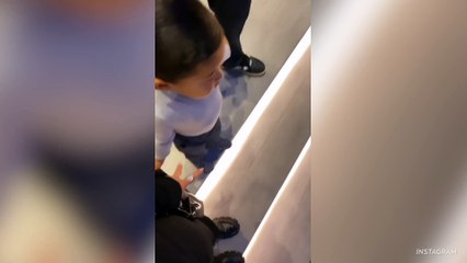 Kylie Jenner And Travis Scott Pose For Photo With Stormi