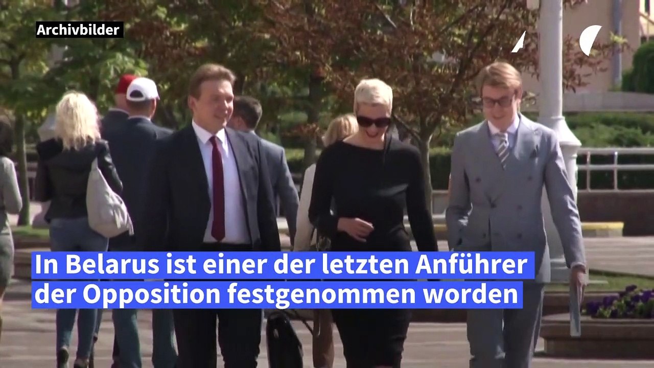 Belarussischer Oppositioneller Snak von 'maskierten Männern' festgenommen