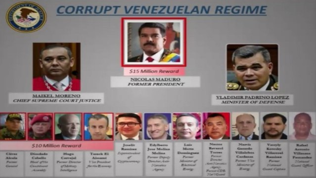 Estados Unidos presenta cargos criminales contra Maduro y ofrece recompensa