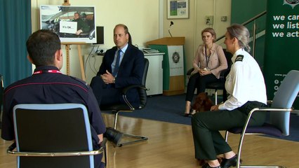 Prince William addresses Police Training College in Belfast