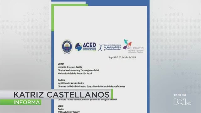 Alerta por escasez de sedantes requeridos para pacientes con coronavirus