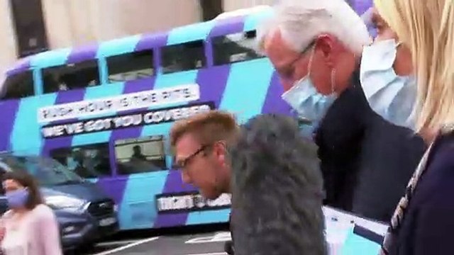 Michel Barnier arrives in London for post-Brexit trade talks