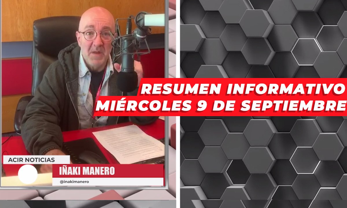 Resumen de noticias miércoles 9 de septiembre 2020 / Panorama Informativo / 88.9 Noticias