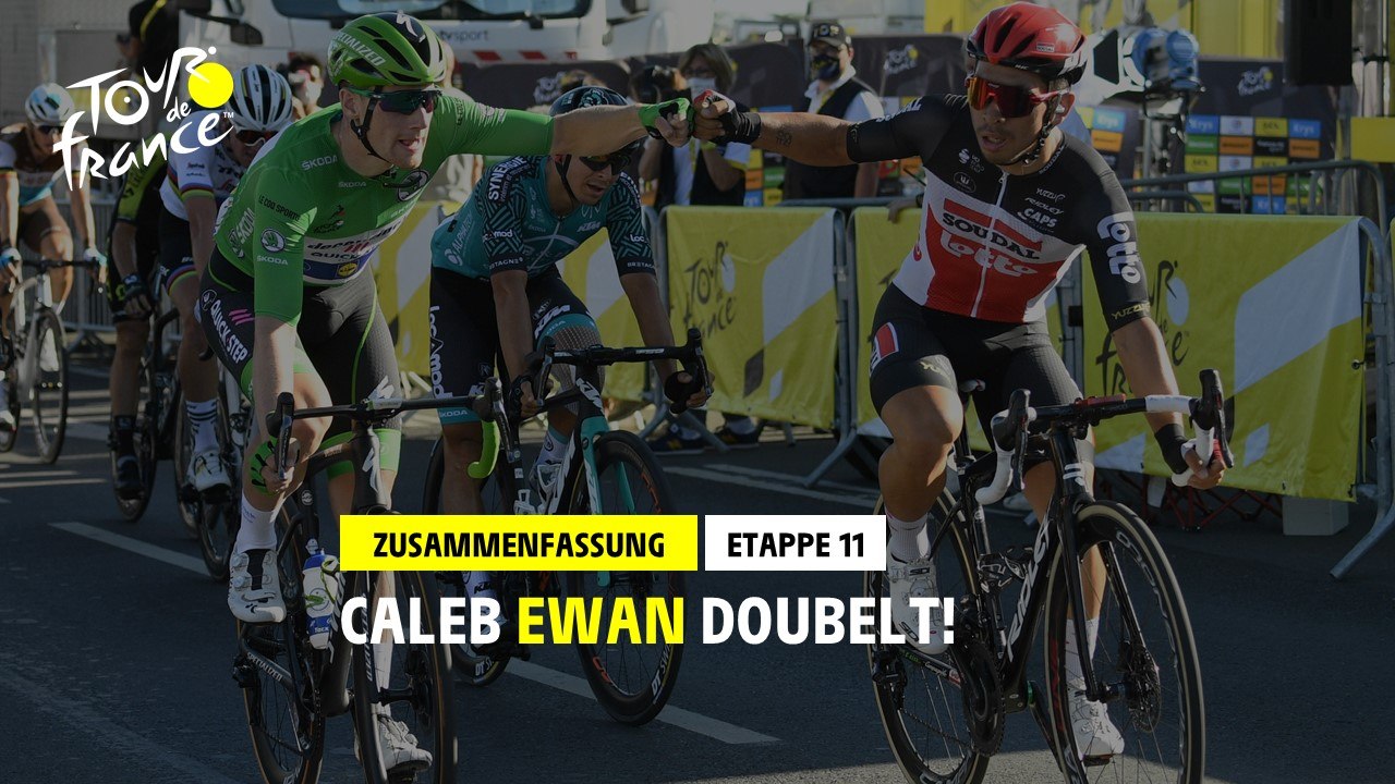 #TDF2020 - Etappe 11 - Caleb Ewan Doubelt!