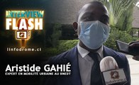 Sécurité routière, Aristide Gahié Parle du projet de mobilité urbaine dans la grand abidjan