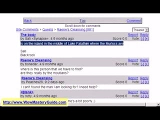 World Of Warcraft - Finding Items in Thottbot - Part 1