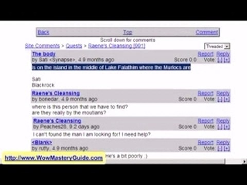 World Of Warcraft - Finding Items in Thottbot - Part 1