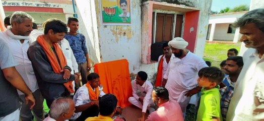 कैबिनेट मंत्री हरदीपसिंह डंग ने गांव काटिया में किया गौशाला का शिलान्यास