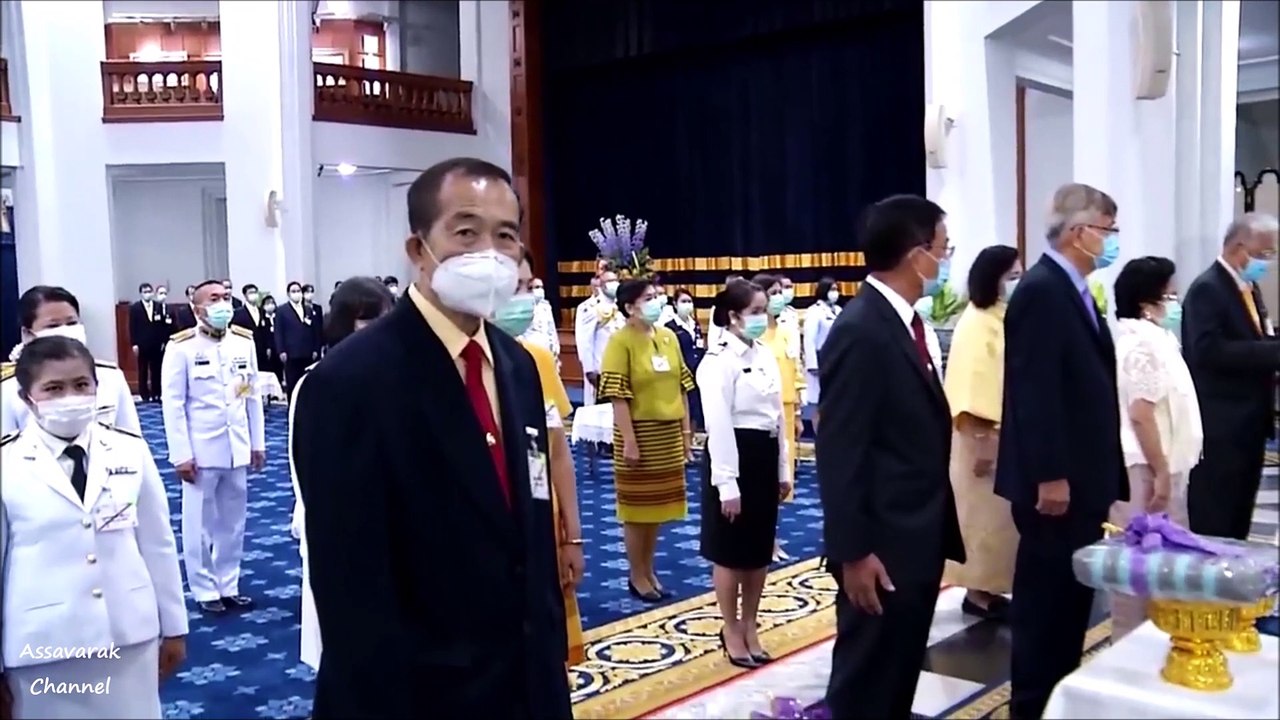 สมเด็จพระกนิษฐาธิราชเจ้า กรมสมเด็จพระเทพฯ พระราชทานพระราชวโรกาสให้คณะบุคคล เฝ้าทูลละอองพระบาท