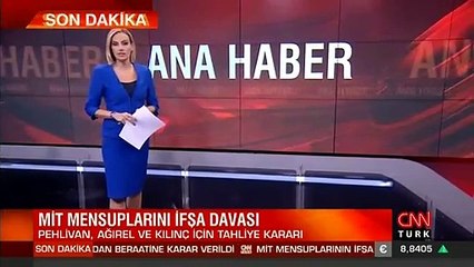 Son dakika haberi...  MİT mensuplarının ifşa edilmesi davasında karar