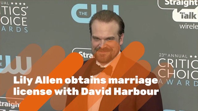 Lily Allen Marries David Harbour