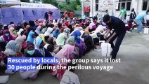 Rohingya migrants at shelter in Indonesia recount their experience