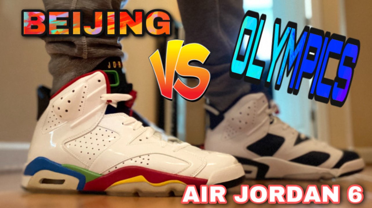 Air Jordan 6 OLYMPIC VS BEIJING  Sneaker Battle LIVE