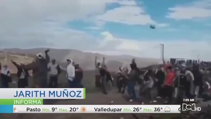 Invasión en Soacha terminó en enfrentamientos con la Policía