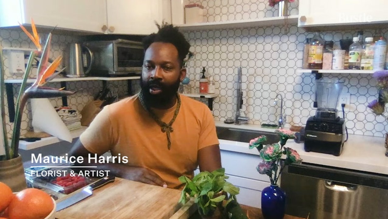 BEYONCE'S Florist, MAURICE HARRIS, Shows You How To Make The EASIEST Healthy Smoothie | Bustle