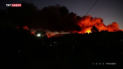 Yunanistan'daki sığınmacı kampında yeni yangın