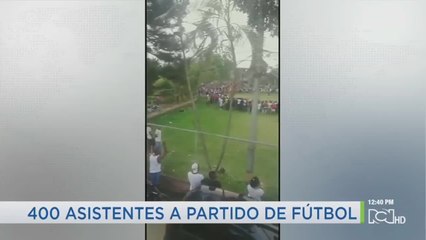 ¡El colmo! Cientos de personas se reunieron en partido de fútbol en Cali