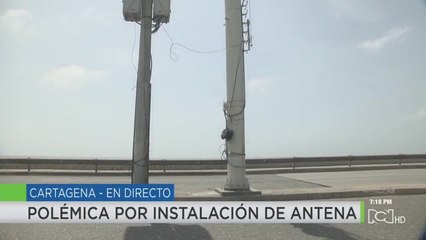 Polémica por antena de telecomunicaciones ubicada en el Centro Histórico de Cartagena