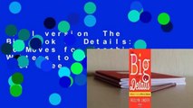 Full version  The Big Book of Details: 46 Moves for Teaching Writers to Elaborate  For Free
