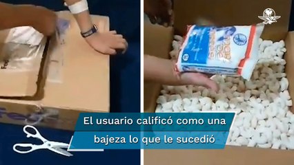 Compra dos laptops por Internet y recibe 2 kilos de sal