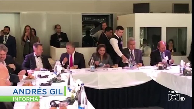 Migración y medioambiente: los temas de Duque en su primer día en la cumbre de Davos