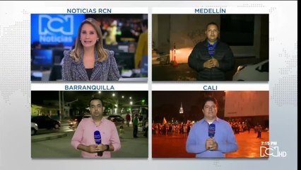 Así se vivió la jornada de protesta en Medellín, Barranquilla, Cali y Tunja