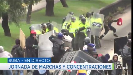 "La Policía está actuando debidamente": Claudia López sobre protocolos para marchas