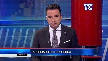 Misteriosa muerte de un hombre que fue encontrado ahorcado en un banco público en Portoviejo