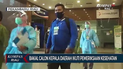 Bakal Calon Kepala Daerah Ikuti Pemeriksaan Kesehatan