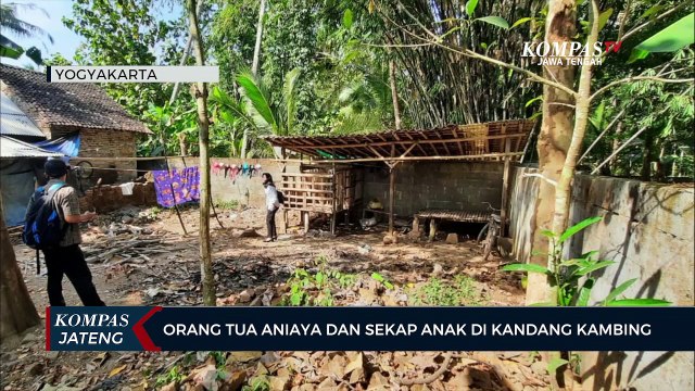 Orantua Aniaya dan Sekap Anak Kandung di Kandang Kambing