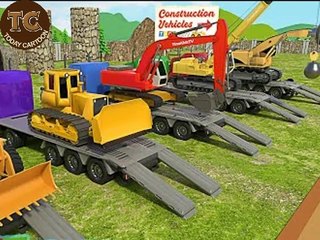 Construction Vehicles Show for Kids  Uses of Roadheader & Other Trucks for Children