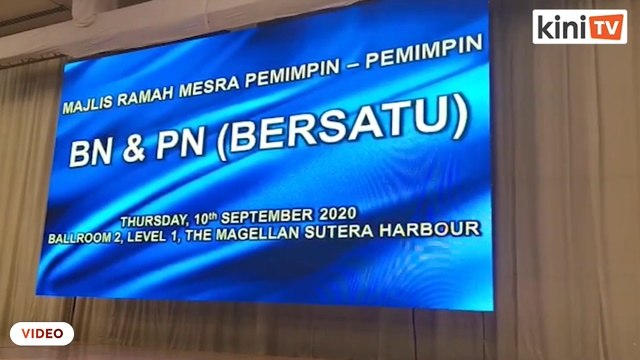 Majlis pengumuman calon BN, Bersatu bertukar jadi majlis ramah mesra
