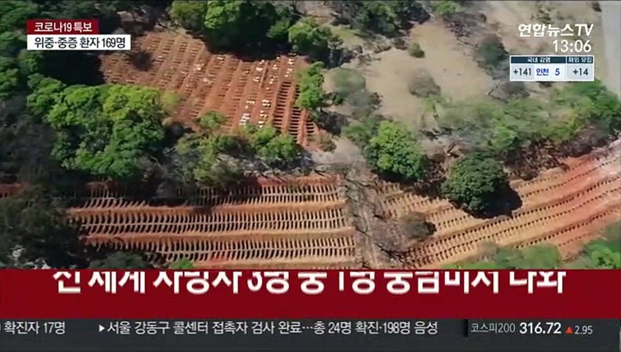 중남미 사망자 30만명…전 세계 사망자의 3분의 1