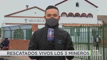 Así fue el rescate de los tres mineros de Lenguazaque