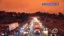 Regardez ces images incroyables de San Francisco dont le ciel est devenu orange en plein jour en raison des incendies qui ravagent les forêts avoisinantes