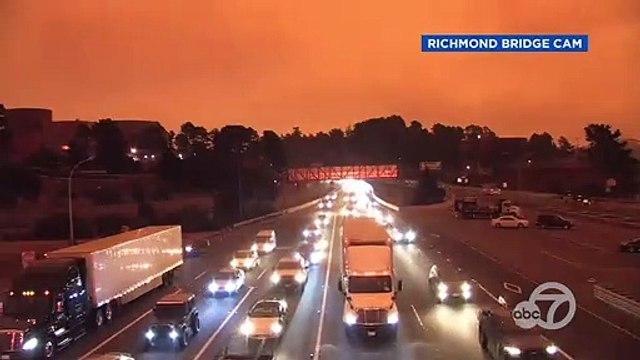 Regardez ces images incroyables de San Francisco dont le ciel est devenu orange en plein jour en raison des incendies qui ravagent les forêts avoisinantes