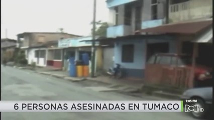 Jóvenes en Tumaco, Nariño, habrían sido asesinados por un grupo armado ilegal